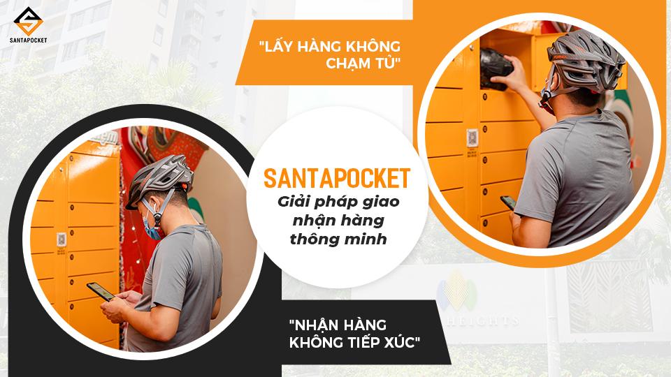 Gửi hàng không tiếp xúc - Nhận hàng không chạm tủ