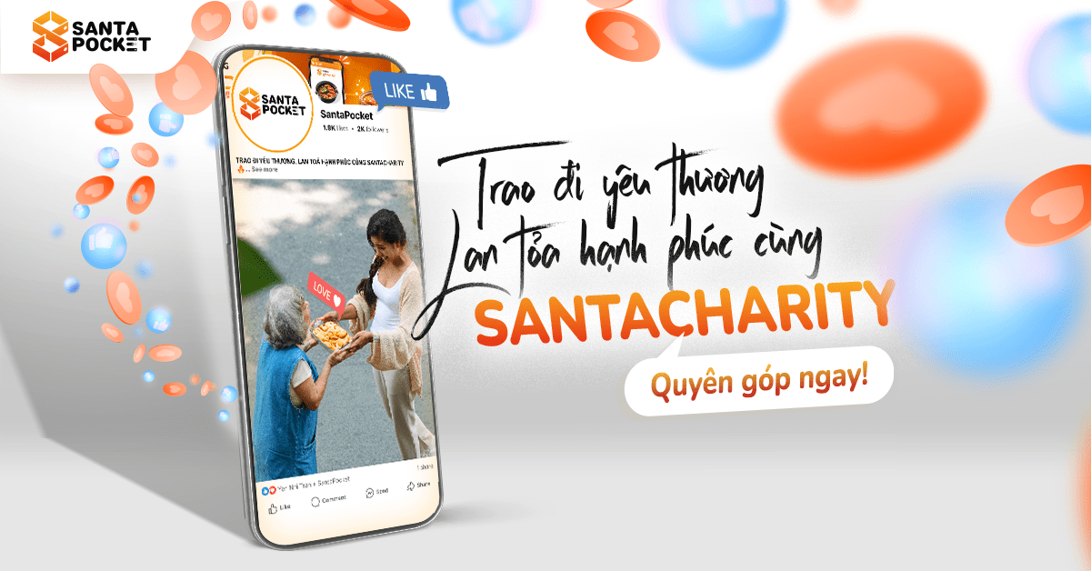SANTACHARITY VOLUNTEER CAMPAIGN – SPREAD HAPPINESS AND LOVE
