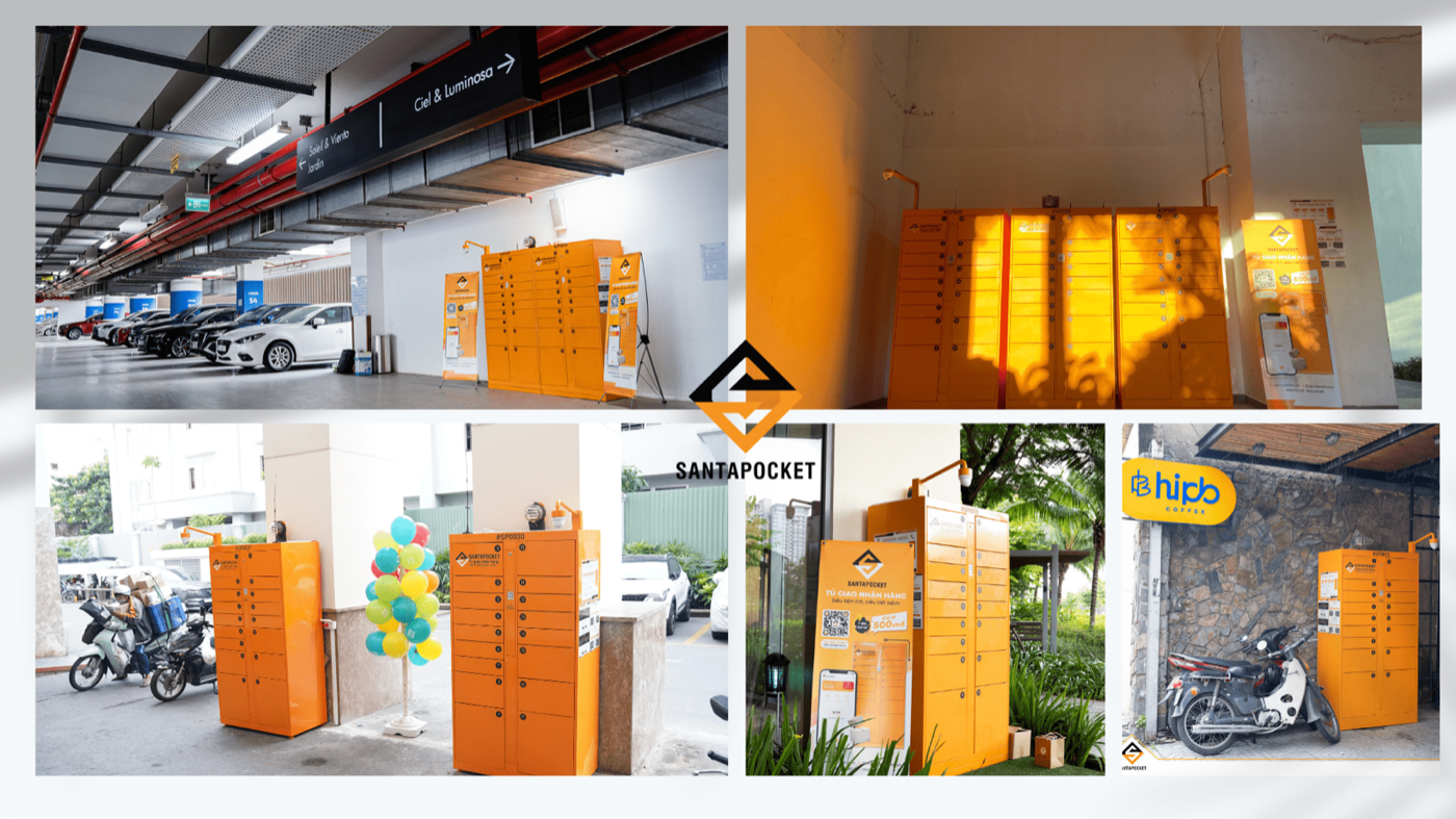 SantaPocket - Hệ thống tủ khóa thông minh lớn nhất TP.Hồ Chí Minh