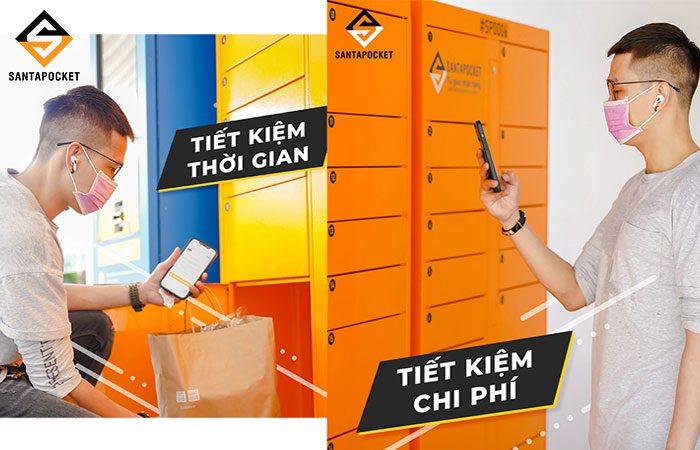 Giao nhận hàng 24/7 với tủ giao nhận thông minh SantaPocket