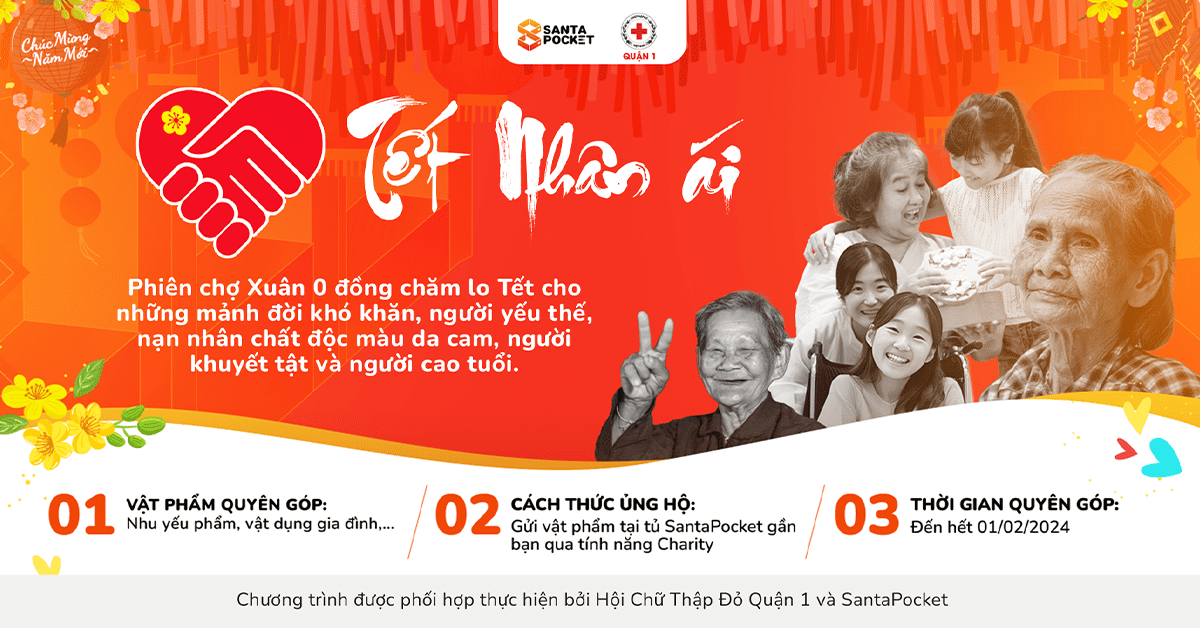ẤM ÁP PHIÊN CHỢ 0 ĐỒNG VỚI TẾT NHÂN ÁI