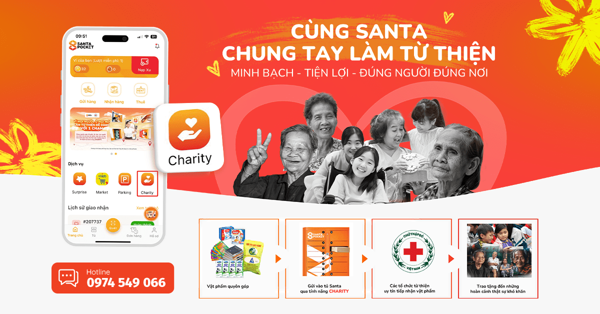 CÙNG SANTA CHUNG TAY LÀM TỪ THIỆN
