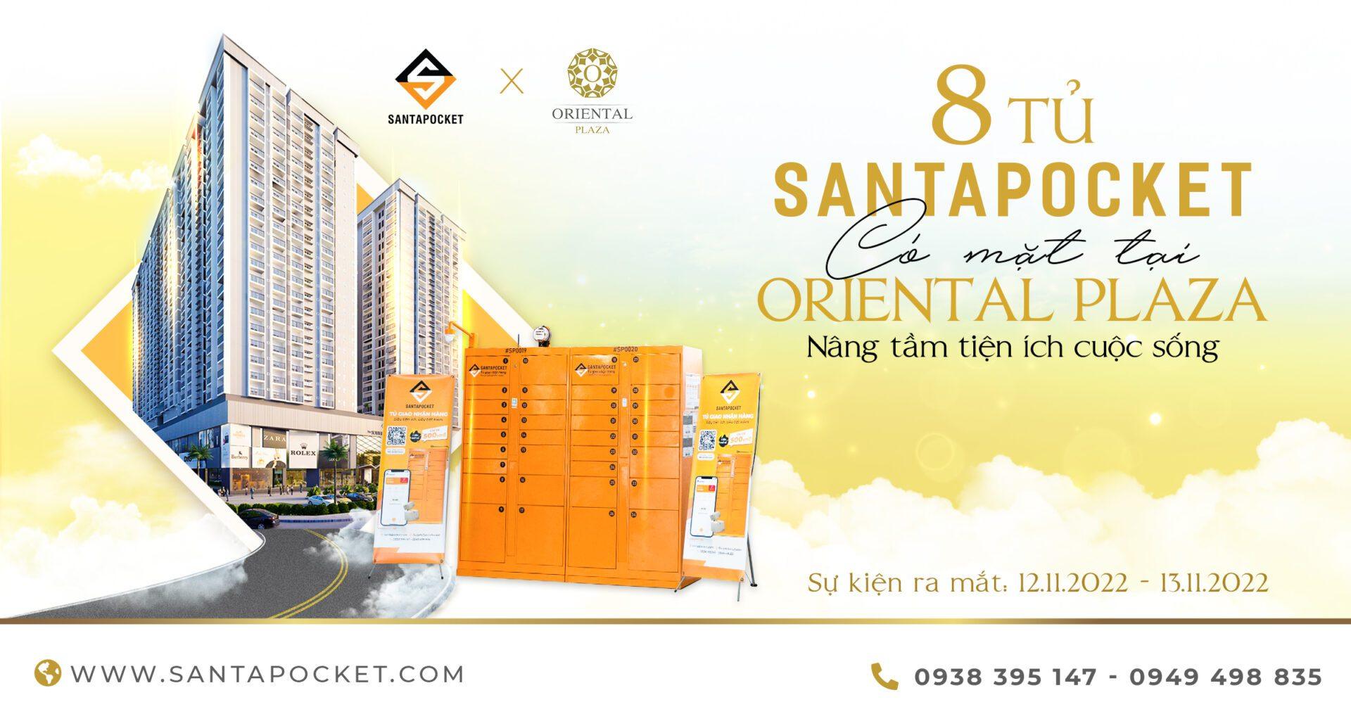Điểm đến tiếp theo của SantaPocket: Oriental Plaza&nbsp;