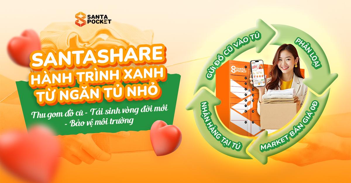 SantaShare - Hành trình xanh bảo vệ môi trường