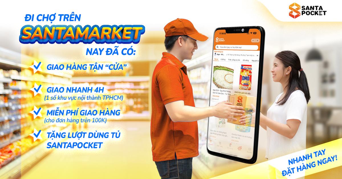 SantaMarket でオンライン ショッピング エクスペリエンスを最適化 - 速くて便利な宅配サービス!