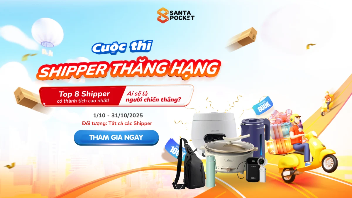Cuộc thi “Shipper Thăng Hạng” – SantaPocket 2025