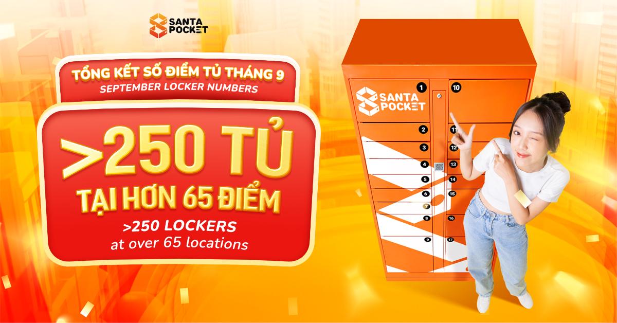SantaPocket Tổng Kết Số Điểm Tủ Tháng 9 - Cột mốc đáng nhớ trong hành trình phát triển