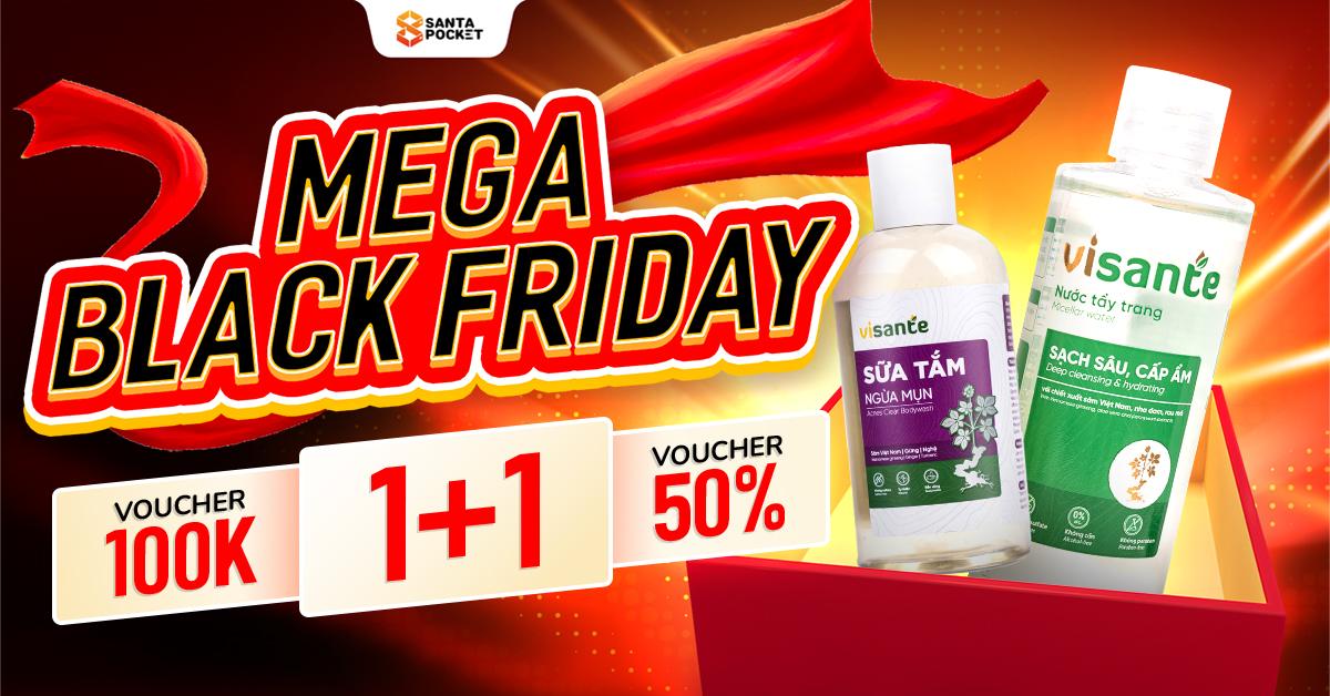 MEGA BLACK FRIDAY – ĐẠI TIỆC SĂN SALE KHỦNG NHẤT NĂM TRÊN SANTAMARKET!