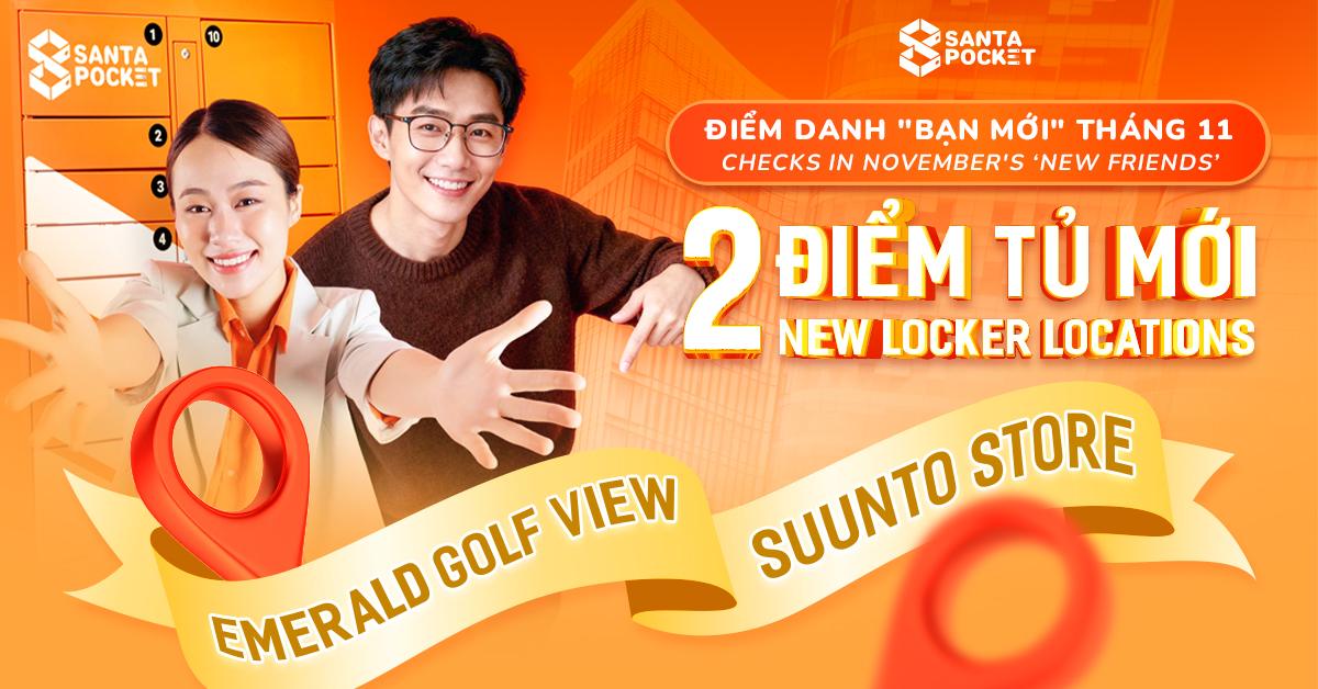 SantaPocket Tổng Kết Số Điểm Tủ Tháng 11 – Chào Đón Những Điểm Tủ Mới!