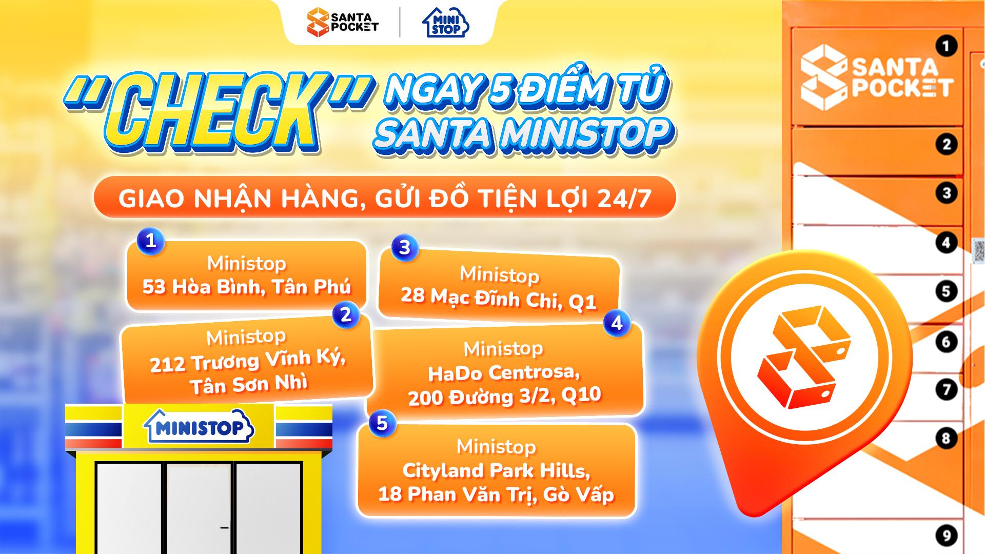 Điểm tủ gửi đồ thông minh Ministop