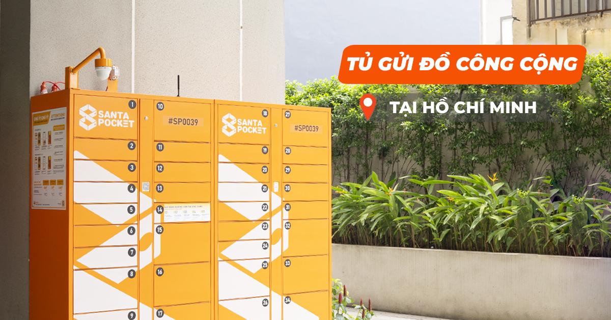 SantaPocket public locker in Ho Chi Minh City