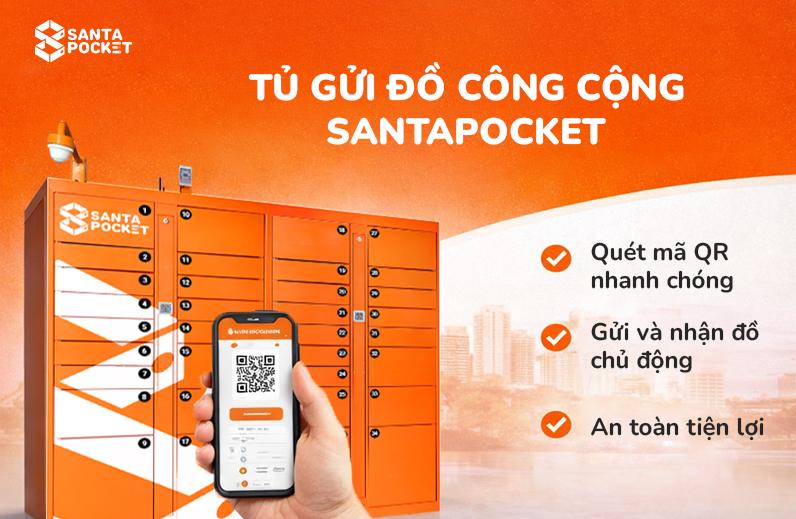 Tủ gửi đồ công cộng SantaPocket